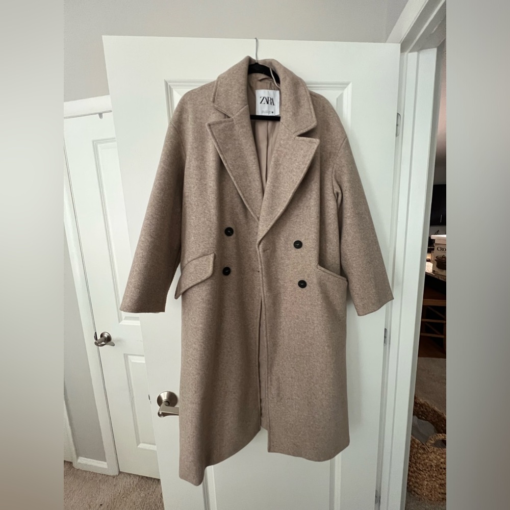 Zara Trench Coat size XS beige